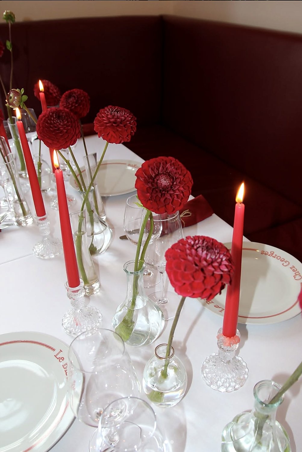 Сервировка стола Chez Georges